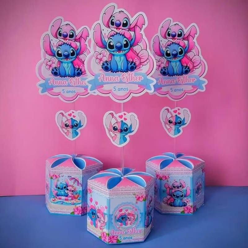 Kit Centro de Mesa Estilo Pegue e Monte - Imagem 6